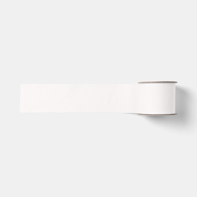 Snow Background Grosgrain Ribbon (Front)