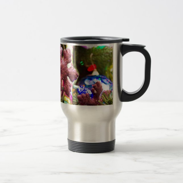 Snow Bauble Travel Mug (Right)