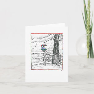 "Snow Bird" Custom Christmas Card