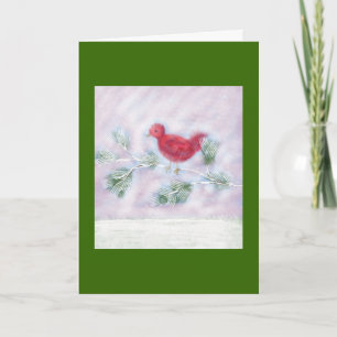 Snow Bird Holiday Card