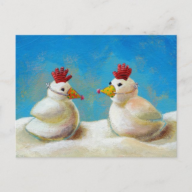 Snow Birds change of address custom cards (Front)