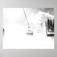 Snow Blasted // Skilift in Blizzard Winds