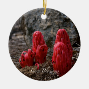 Snow Blossoms Ceramic Tree Decoration