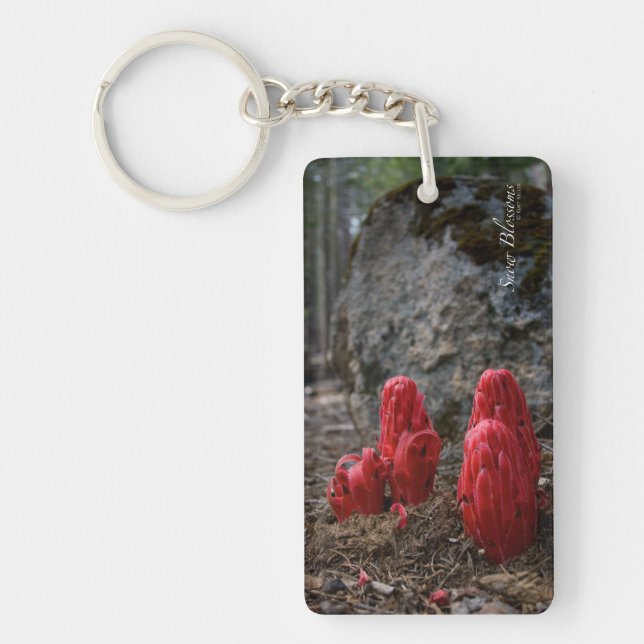 Snow Blossoms Key Ring (Front)