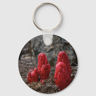 Snow Blossoms Key Ring
