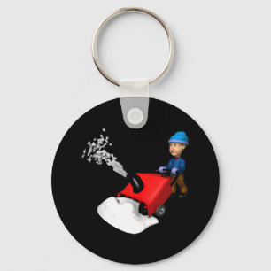 Snow Blower Key Ring