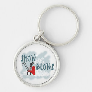 Snow Blows Key Ring