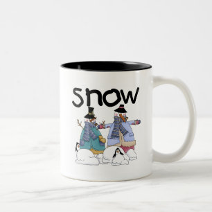 Snow Buddies Tshirts and Gifts Two-Tone Coffee Mug