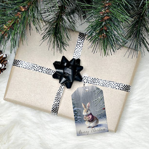 Snow bunny Christmas Gift Tags