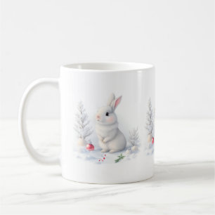 Snow Bunny Christmas Mug