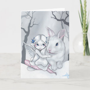 "Snow Bunny" Greeting Card