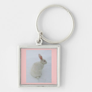 Snow Bunny Key Ring