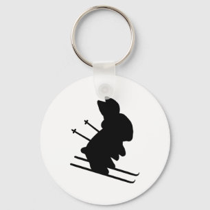 snow bunny key ring
