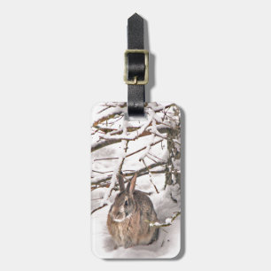 Snow Bunny Luggage Tag