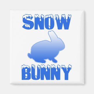 Snow Bunny Magnet