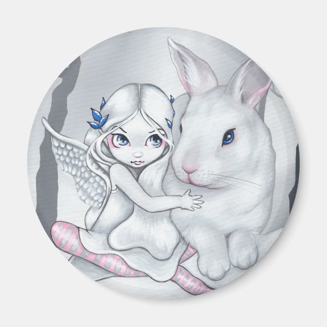 "Snow Bunny" Magnet (Front)