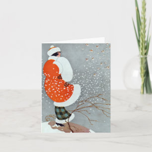 Snow Buntings - Will Hammell Card