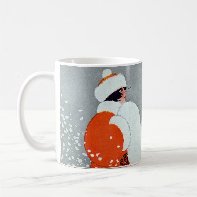Snow Buntings - Will Hammell  Coffee Mug (Left)