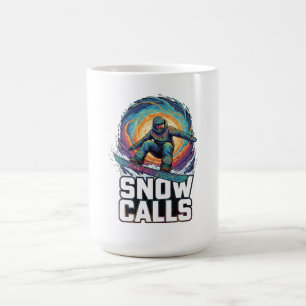 Snow Calls Snowboarder Coffee Mug