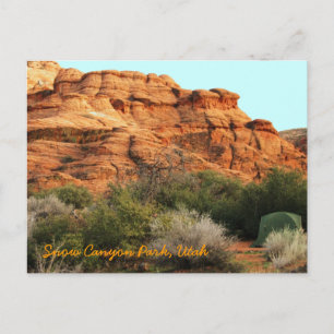 Snow Canyon Park, Utah Postcard