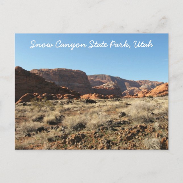 Snow Canyon State Park, Utah Postcard (Front)