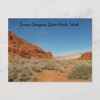 Snow Canyon State Park, Utah Postcard