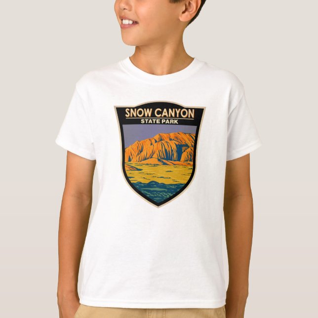 Snow Canyon State Park Utah Vintage T-Shirt (Front)