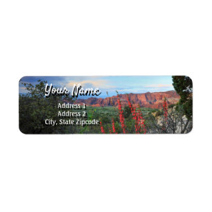 Snow Canyon Utah Return Address Label