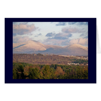 Snow capped Green Mountains of Vermont