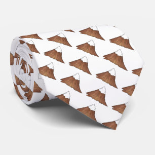Snow Capped Mountain Peak Mountains Climbing Camp Tie