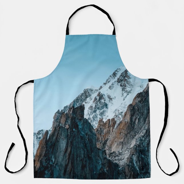 SNOW-CAPPED MOUNTAINS DURING DAYTIME APRON (Front)