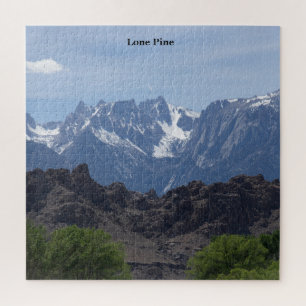 Snow capped mountains of Lone Pine     Jigsaw Puzzle