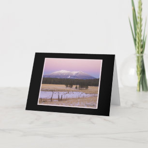 Snow Capped San Francisco Peaks Arizona Thank You Card
