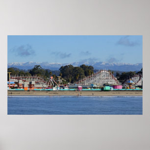 Snow Caps in Santa Cruz Print