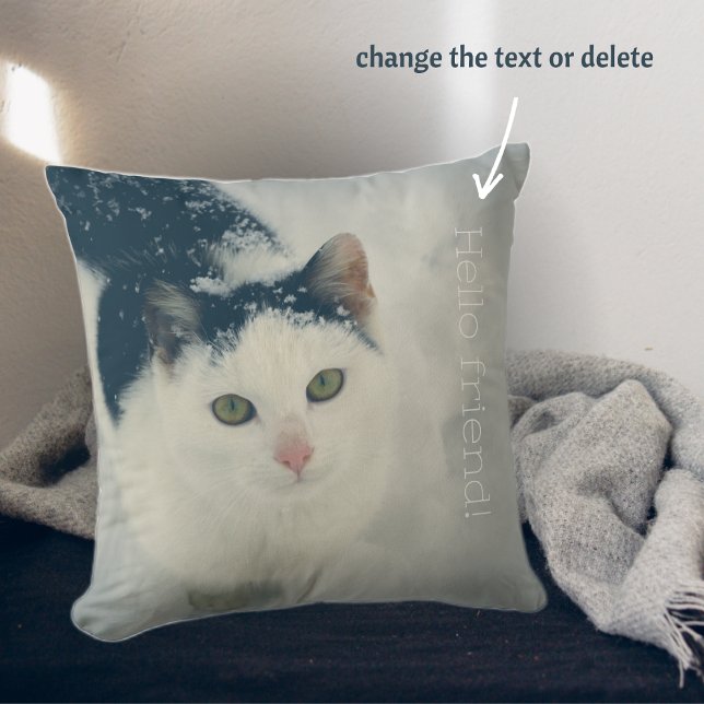 Snow cat cushion (Creator Uploaded)