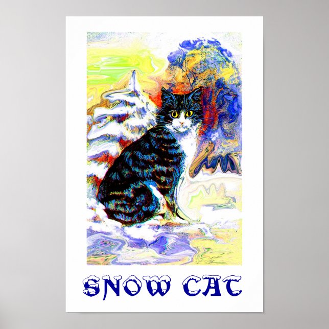 SNOW CAT POSTER (Front)