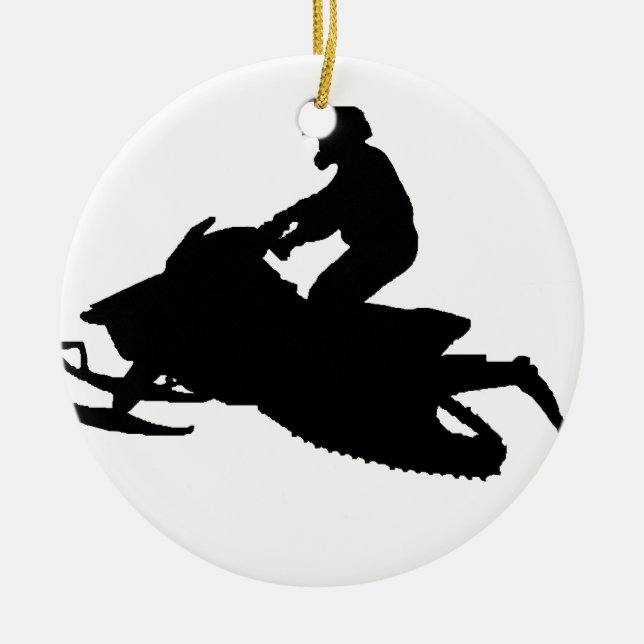 Snow Ceramic Tree Decoration (Front)