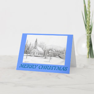 Snow Christmas Card