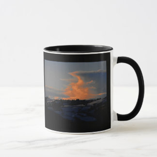 Snow Cloud over Newtown, Powys Mug