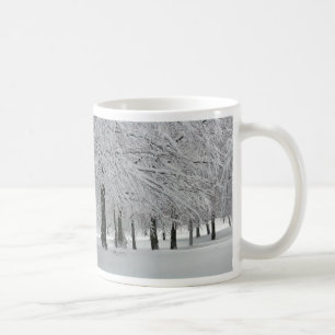 snow coffee mug