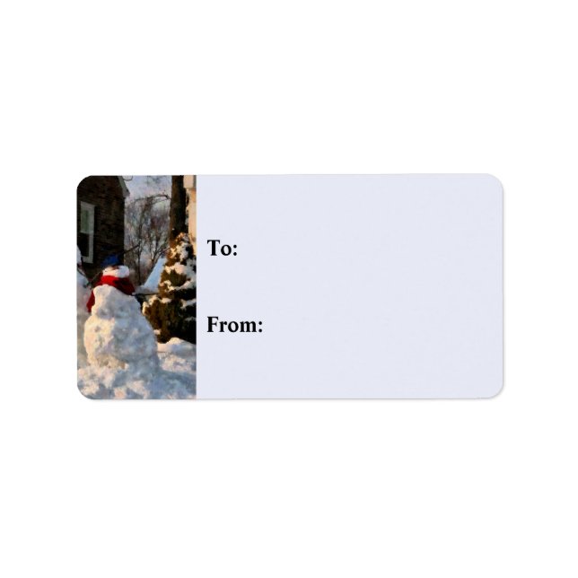 Snow Couples Label (Front)