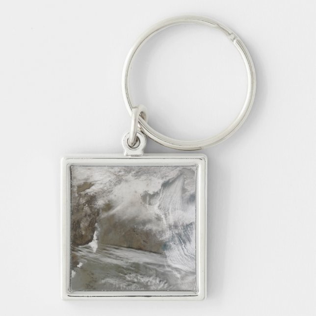 Snow cover encircles Bo Hai Key Ring (Front)