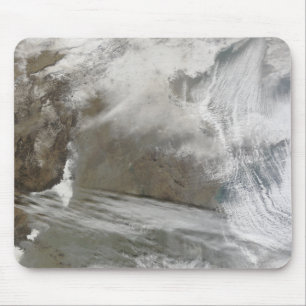 Snow cover encircles Bo Hai Mouse Mat