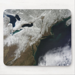 Snow cover stretching from Canada Mouse Mat