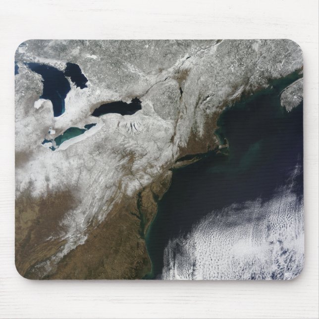 Snow cover stretching from Canada Mouse Mat (Front)