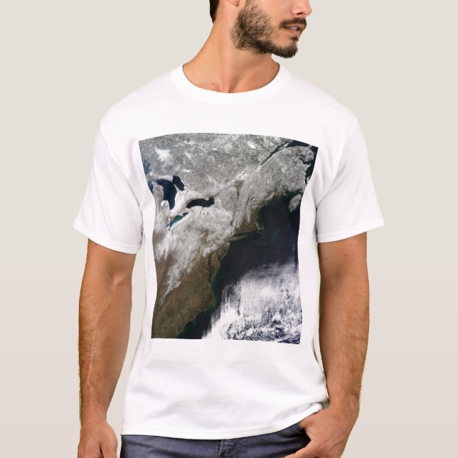 Snow cover stretching from Canada T-Shirt (Front)