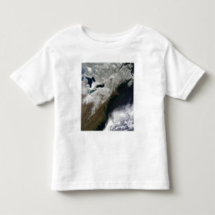 Snow cover stretching from Canada Toddler T-Shirt