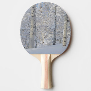 Snow-Covered Aspens, Beartrap-Desolation Ridge Ping Pong Paddle