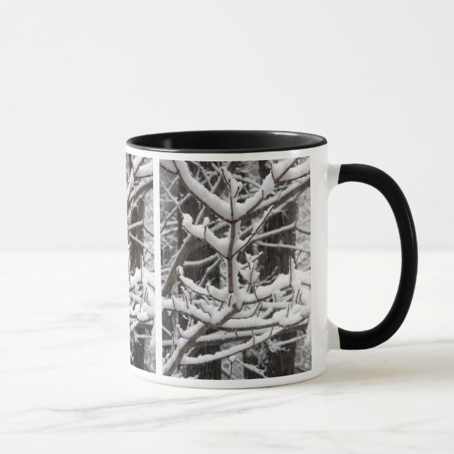 Snow-covered Branches Mug (Right)