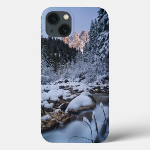 Snow-covered Geisler Mountain Range iPhone 13 Case